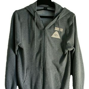Poler Grey Hoodie Size Large